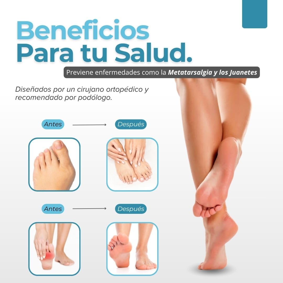 Almohadillas terapéuticas con Separador de dedos InnovaGoods (Pack de 2)